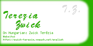 terezia zwick business card